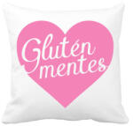 printfashion gluten-free-love-pink - Párnahuzat, Díszpárnahuzat - Fehér (891253)
