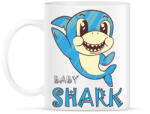 printfashion Bébi cápa - baby shark - Bögre - Fehér (4752357)