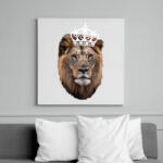 printfashion King fehér - Vászonkép - Fehér (14048858)
