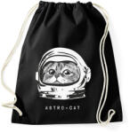 printfashion Astro cica - Sportzsák, Tornazsák - Fekete (4890738)