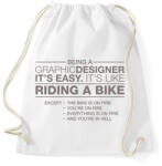 printfashion Graphic Designer - Sportzsák, Tornazsák - Fehér (458817)
