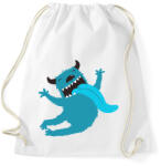 printfashion Őrült kék szörnyecske - Sportzsák, Tornazsák - Fehér (4993858)