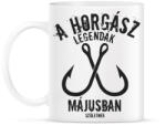 printfashion A horgász legendák - Bögre - Fehér (5002783)