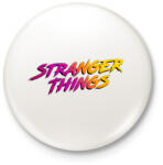 printfashion Stranger Things - Kitűző, hűtőmágnes - Fehér (3081672)