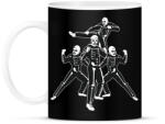 printfashion Cobra Kai csontvázak - Bögre - Fekete (11778823)