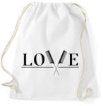 printfashion Love - Fodrász (blakc) - Sportzsák, Tornazsák - Fehér (7316838)