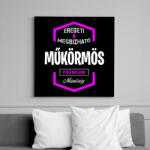 printfashion Műkörmös prémium minőség - Vászonkép - Fekete (6647755)