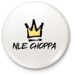 printfashion NLE choppa - Kitűző, hűtőmágnes - Fehér (3083324)