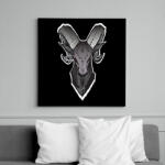 printfashion kecske - Vászonkép - Fekete (14239630)