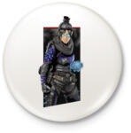 printfashion Apex Legends Wraith - Kitűző, hűtőmágnes - Fehér (3079297)