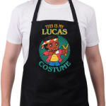 printfashion Lucas costume - Kötény - Fekete (14534685)