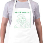 printfashion Szabó Magda - Kötény - Fehér (7120313)