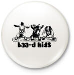 printfashion Baa-d kids - Kitűző, hűtőmágnes - Fehér (11618960)