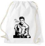 printfashion Elvis Presley - Sportzsák, Tornazsák - Fehér (16834983)