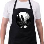 printfashion farkas - Kötény - Fekete (14215535)