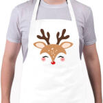 printfashion kis rénszarvas - Kötény - Fehér (15128516)