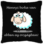 printfashion Mennyi birka - Párnahuzat, Díszpárnahuzat - Fekete (14053884)