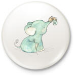 printfashion Cut Elephantbaby - Kitűző, hűtőmágnes - Fehér (3080768)