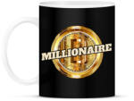 printfashion MILLIONAIRE - Bögre - Fekete (10891939)