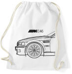 printfashion BMW E46 Mpower - Sportzsák, Tornazsák - Fehér (1166350)