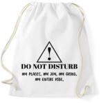 printfashion Do not disturb! - Sportzsák, Tornazsák - Fehér (7292361)