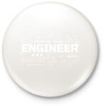 printfashion Trust me I'm an engineer - Kitűző, hűtőmágnes - Fehér (13651295)