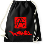 printfashion rebel - Sportzsák, Tornazsák - Fekete (1706921)