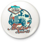 printfashion Benzin - Kitűző, hűtőmágnes - Fehér (3074484)