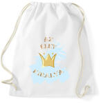 printfashion Az élet királya - Sportzsák, Tornazsák - Fehér (16096101)