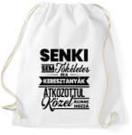 printfashion Senki sem tökéletes - Keresztanya - Sportzsák, Tornazsák - Fehér (4819420)