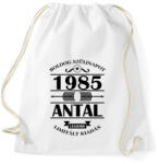 printfashion Boldog szülinapot - Évszámmal, névvel - Sportzsák, Tornazsák - Fehér (7151091)