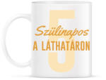 printfashion Szülinapos a láthatáron - Számmal - Bögre - Fehér (7153872)