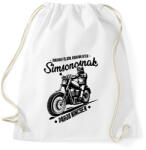 printfashion Simsonosnak párja nincsen - Sportzsák, Tornazsák - Fehér (4336350)
