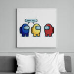 printfashion Among us kinda SUS - Vászonkép - Fehér (6634558)