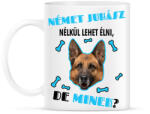 printfashion Német juhász nélkül lehet élni, de minek? - Bögre - Fehér (6929357)
