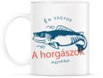printfashion Én vagyok a horgászok legjobbja - Bögre - Fehér (6282780)
