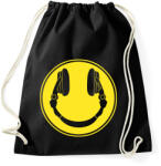 printfashion DJ Smile - Sportzsák, Tornazsák - Fekete (1110489)