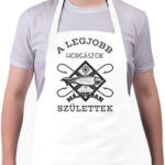 printfashion Horgász május - Kötény - Fehér (5734298)