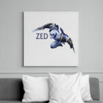 printfashion Zed - Vászonkép - Fehér (6629079)
