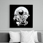 printfashion űrhajós - Vászonkép - Fekete (13696096)