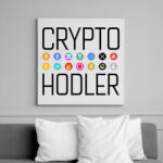 printfashion Crypto Hodler - Vászonkép - Fehér (12573289)