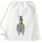 printfashion Hipster Zebra - Sportzsák, Tornazsák - Fehér (1247628)