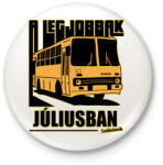 printfashion A Legjobbak - Kitűző, hűtőmágnes - Fehér (6023912)