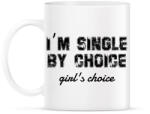 printfashion I'm single by choice - black - Bögre - Fehér (7285826)