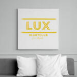 printfashion luxnightclub - Vászonkép - Fehér (6626695)