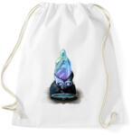 printfashion Elmerengő koponya - Sportzsák, Tornazsák - Fehér (2252294)