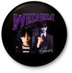 printfashion #Wednesday_Addams - Kitűző, hűtőmágnes - Fekete (14146358)