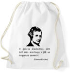 printfashion A gonosz diadalához nem kell más - Sportzsák, Tornazsák - Fehér (1757245)