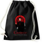 printfashion CROWLEY-KING OF HELL - Sportzsák, Tornazsák - Fekete (2823426)
