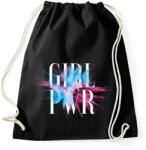 printfashion Girl Power - Sportzsák, Tornazsák - Fekete (1429452)